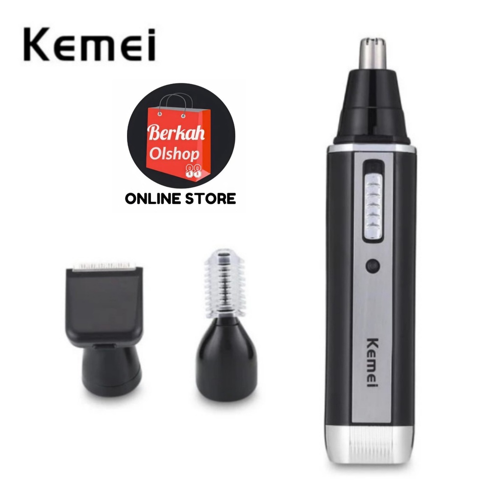 KEMEI 6631 Alat Cukur / Pencukur Kumis Dan Bulu Hidung Sistem Cas