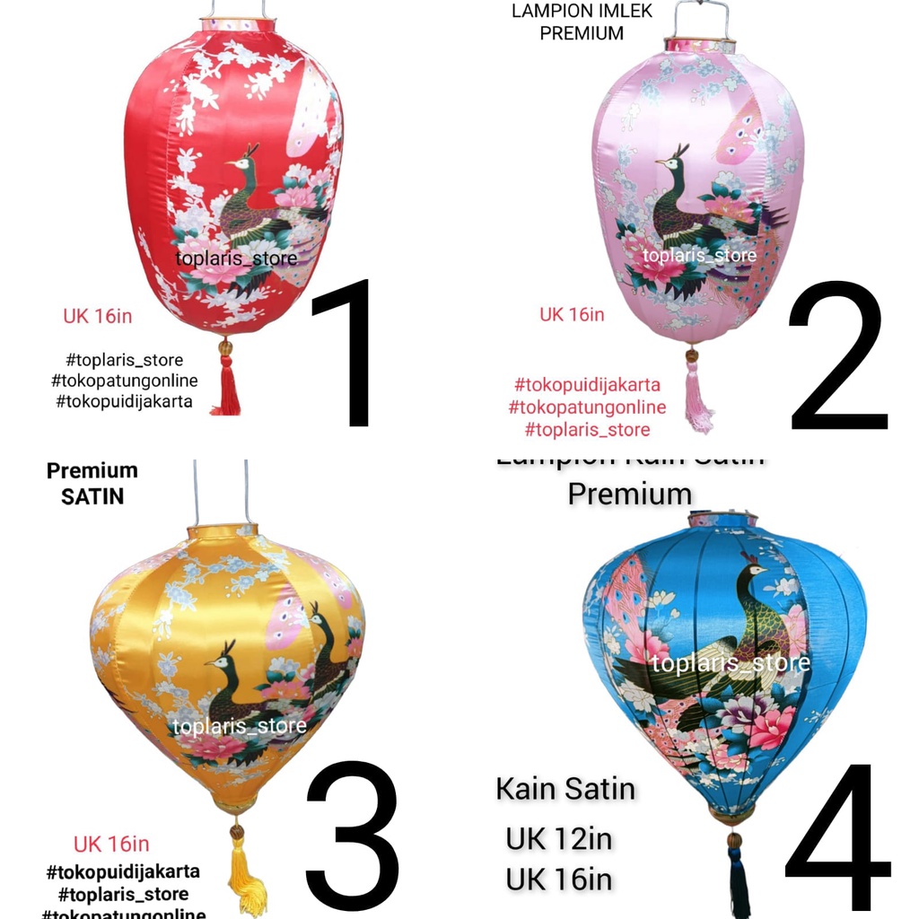 Lampion Jepang Premium 16in 923