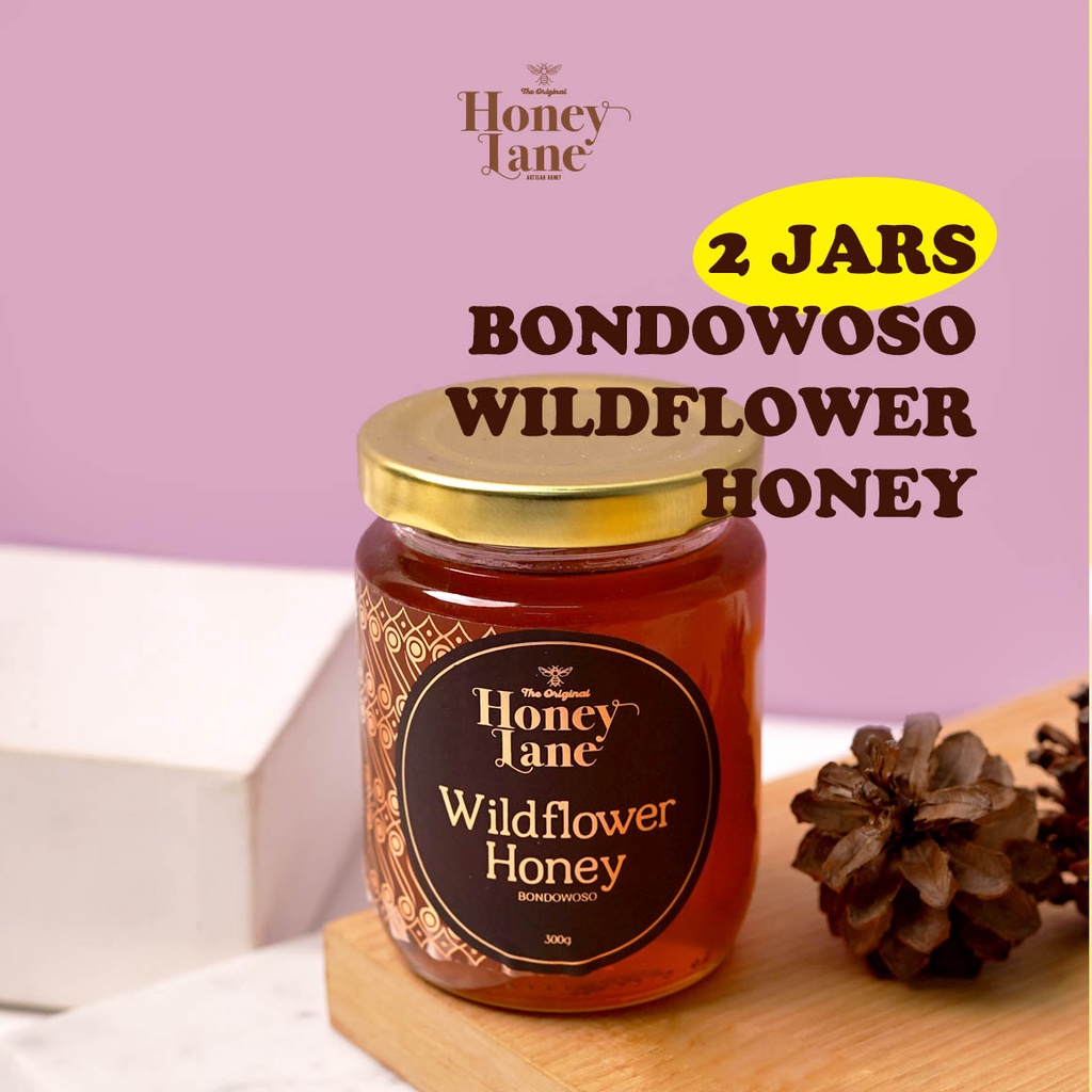 

2 Jars Bondowoso Wildflower Honey l Madu Hutan Bondowoso