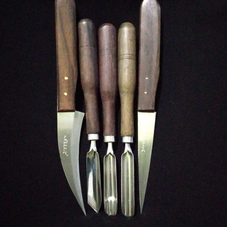 FLASH SALE pisau garnish isi 5 | pisau ukir buah murah | hias tumpeng| pisau carving ♪ 866