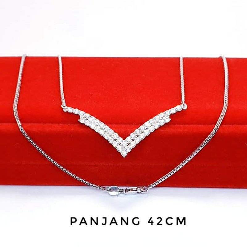 KALUNG FUJI KALUNG AUREL PERAK SILVER 925 LAPIS EMAS PUTIH