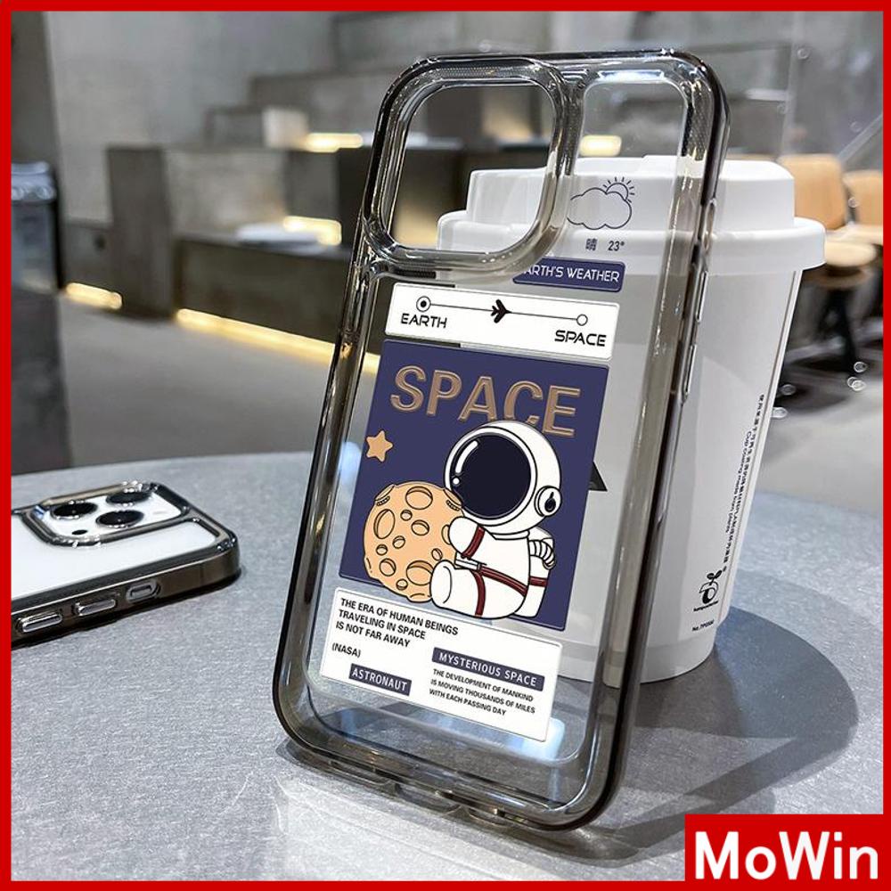 For iPhone 14 Pro Max iPhone Case HD Acrylic High Quality Hard Case Metal Button Protection Camera Shockproof Astronaut Compatible For 14 Plus 13 Pro Max 12 Pro Max 11 XR 7Plus