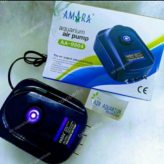Amara Aa 9904 Pompa Udara Aerator Aa9904 4 Lubang Aquarium