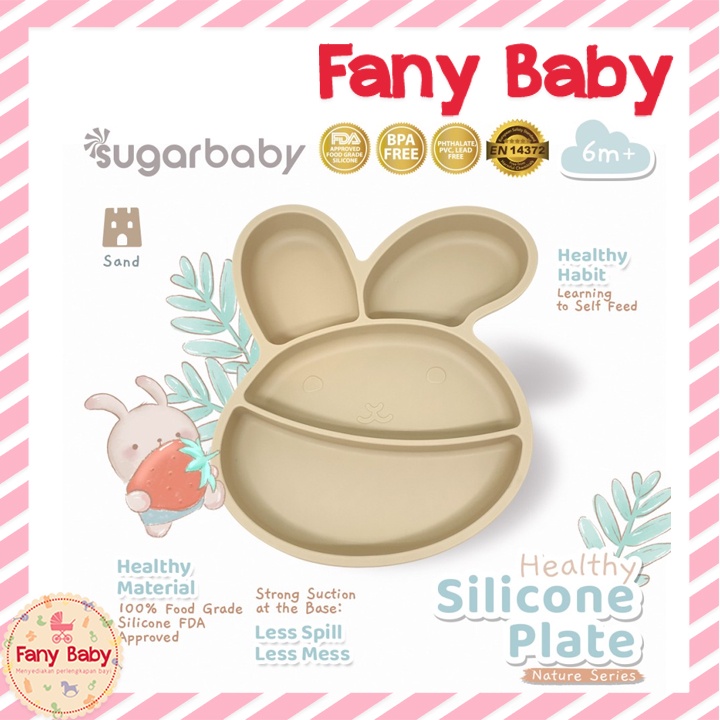 SUGAR BABY HEALTHY SILICONE PLATE NATURE SERIES