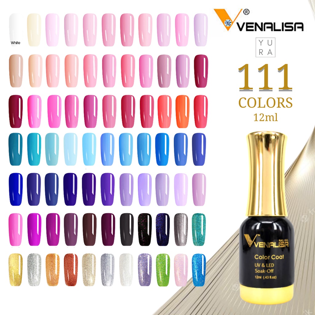 Kutek Gel Nail Polish Venalisa Colour 1031-1060 Nail Gel polish 12 ml / Kutek UV LED HIGH QUALITY