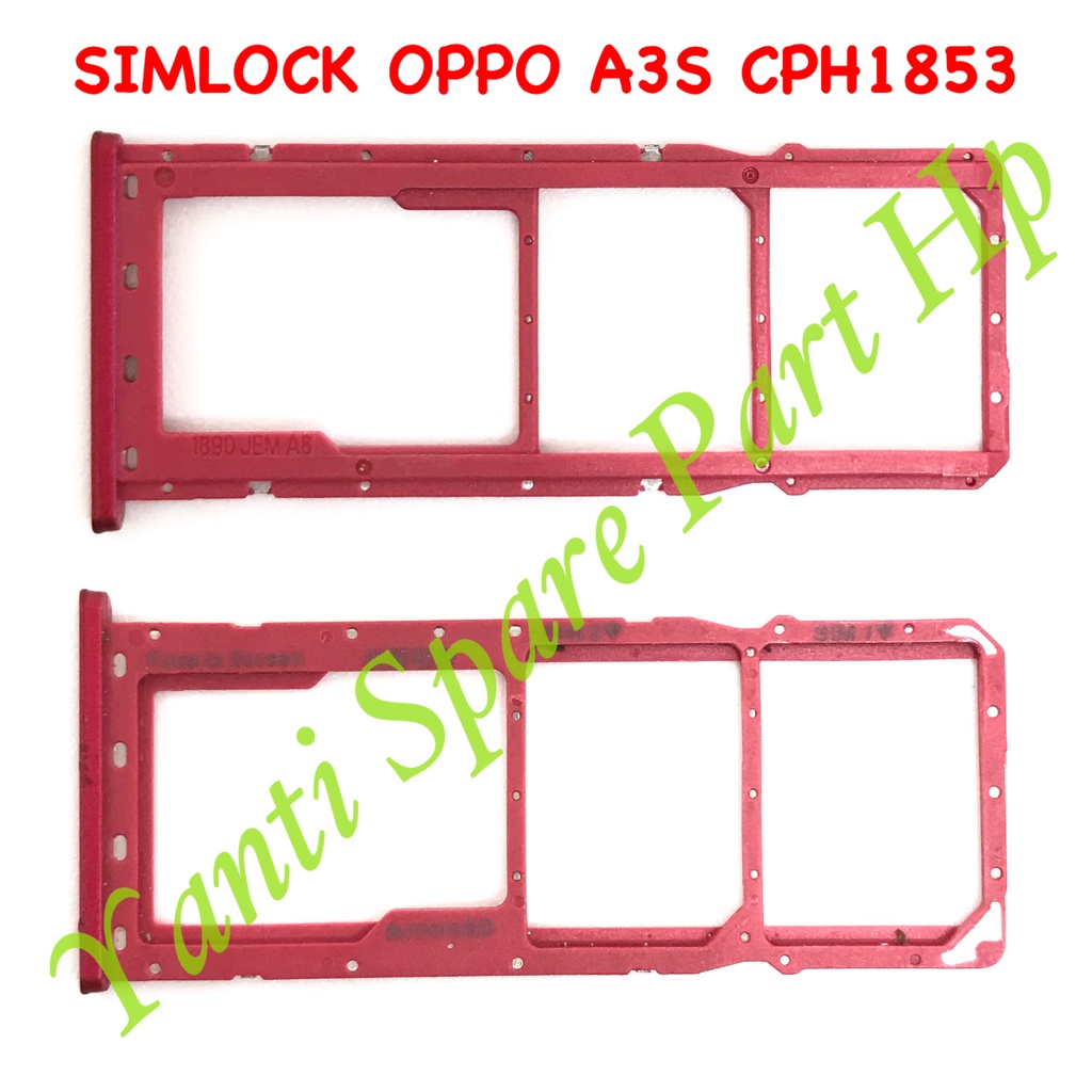 Simtray Sim Lock Oppo A1K A3S CPH1853 Original Terlaris New