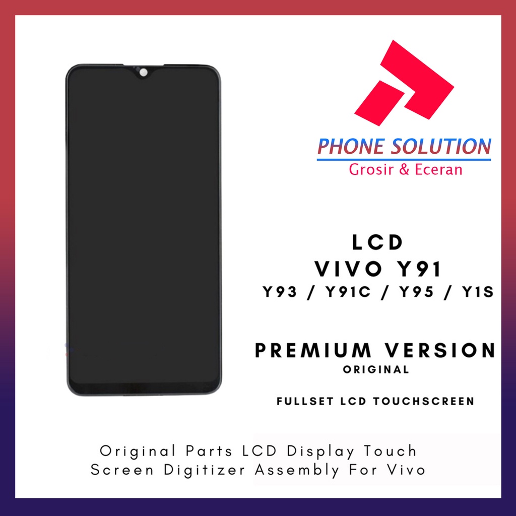 LCD Vivo Y91 LCD Vivo Y91c LCD Vivo Y93 LCD Vivo Y95 LCD Vivo Y1S High Version ORIGINAL 100% Fullset Touchscreen // Supplier LCD Vivo - Garansi 1 Bulan