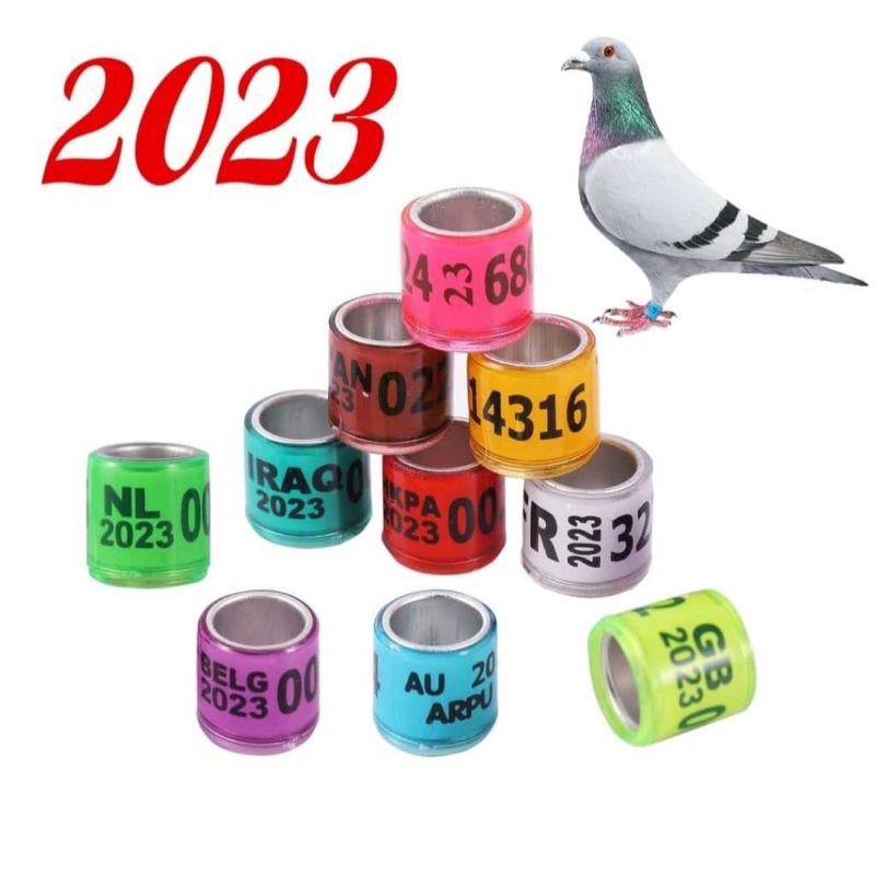 OBRAL MURrRaH.. Ring merpati/burung dara import tahun 2023 HARGA untuk 50 biji