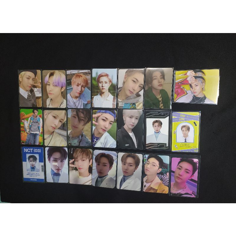 Renjun Photocard official Hot sauce crazy boring chilling sticker pack yzy R1 R2 Hello future B2s id