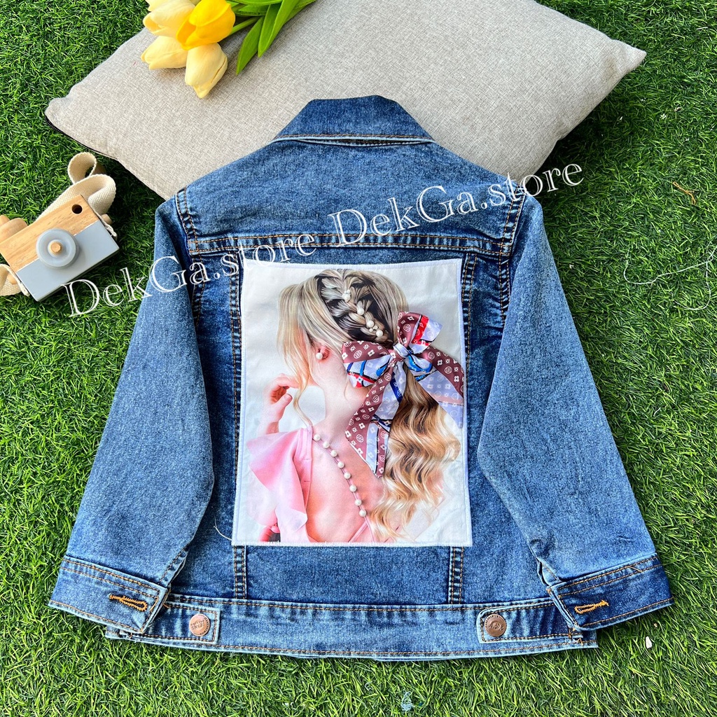 Jaket Jeans Anak Perempuan Motif 2th-15th