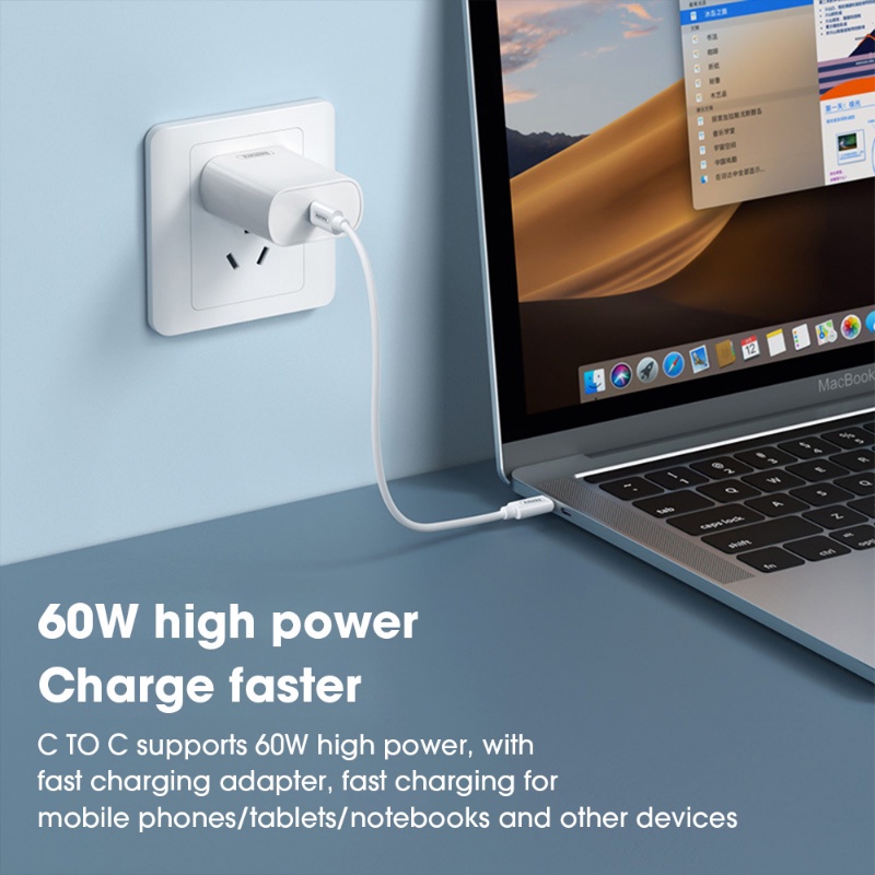 Kotak Penyimpanan Kabel Data / Charger 6 In 1 60W Fast Charging Multifungsi