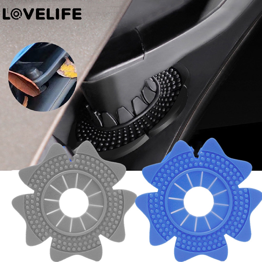2pcs Cover Pelindung Wiper Mobil Universal Bentuk Snowflake Bahan Silikon Anti Debu