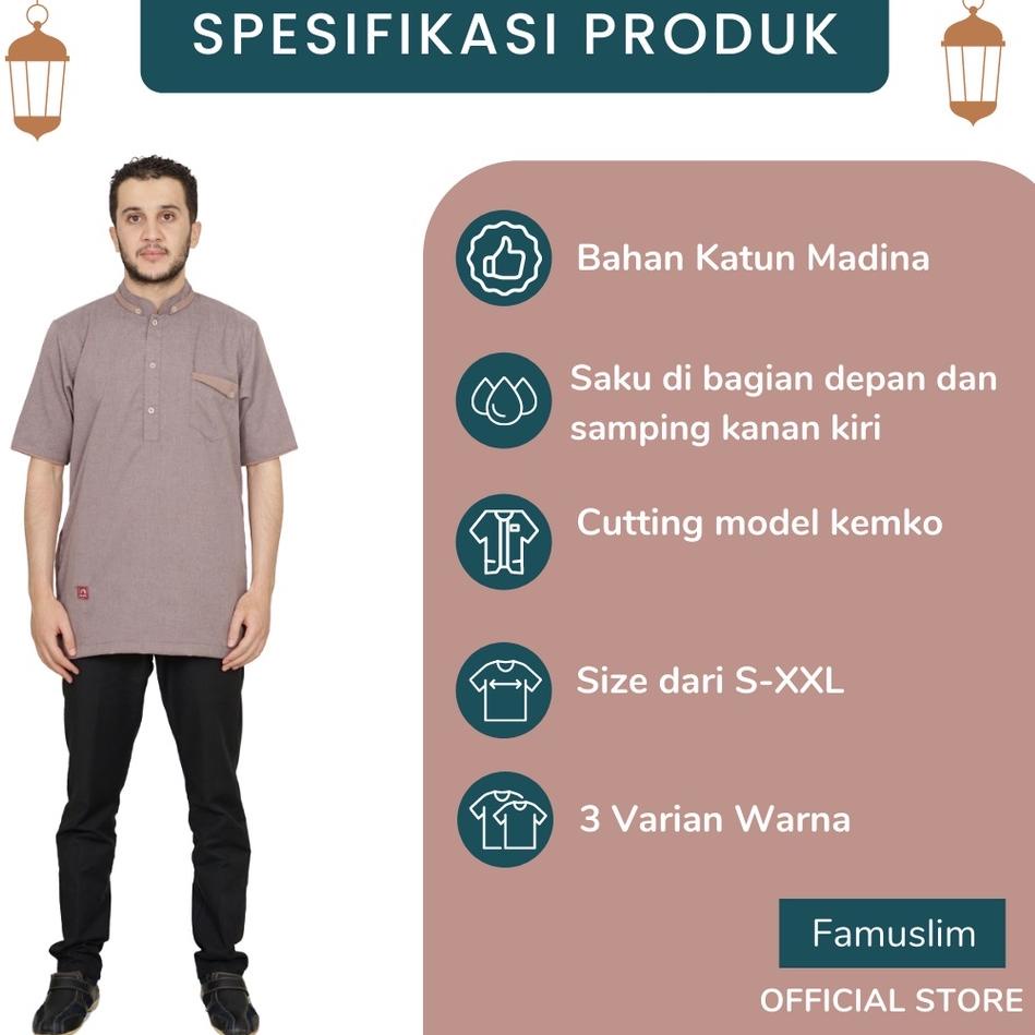 Dapatkan Baju Koko Pria Kemeja Pria Lengan Pendek Koko Dewasa Baju Koko Dewasa Koko Pria Baju Muslim