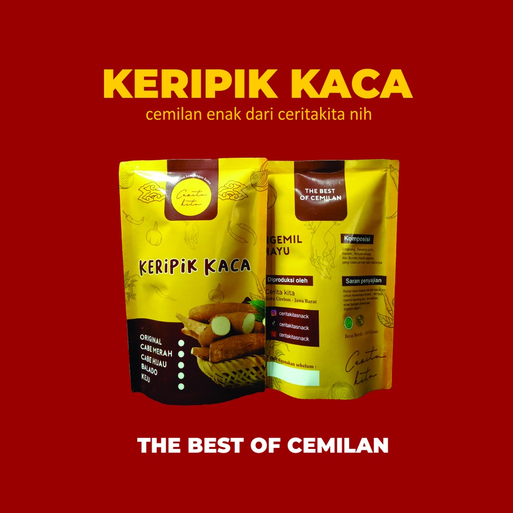 

KERIPIK KACA CERITAKITA ASLI SINGKONG