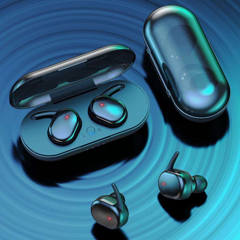 Y30 Bluetooth Earphone TWS Waterproof Earbud 5.0 Headset Earphone Nirkabel dengan Mic HI FI Headphone