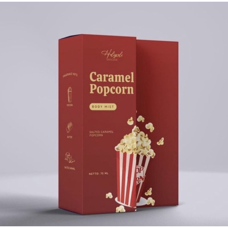 READY SIAP KIRIM BODYMIST HOLIGRELS VIRAL CARAMEL POPCORN / ORIGINAL CAKE / OCEAN / MIDNIGHT