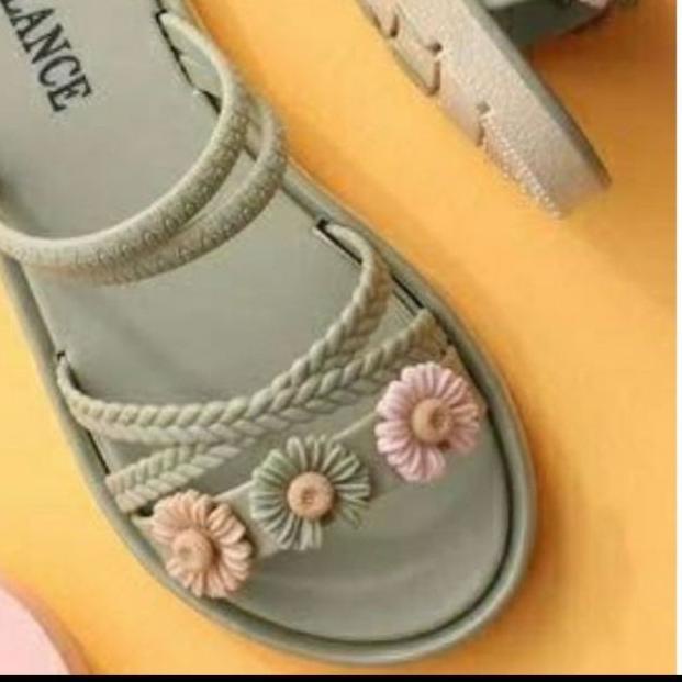 Sun-DAISY Sandal Jelly Anak Wanita Wedges Jelly Anak Sendal Karet Jelly Anak