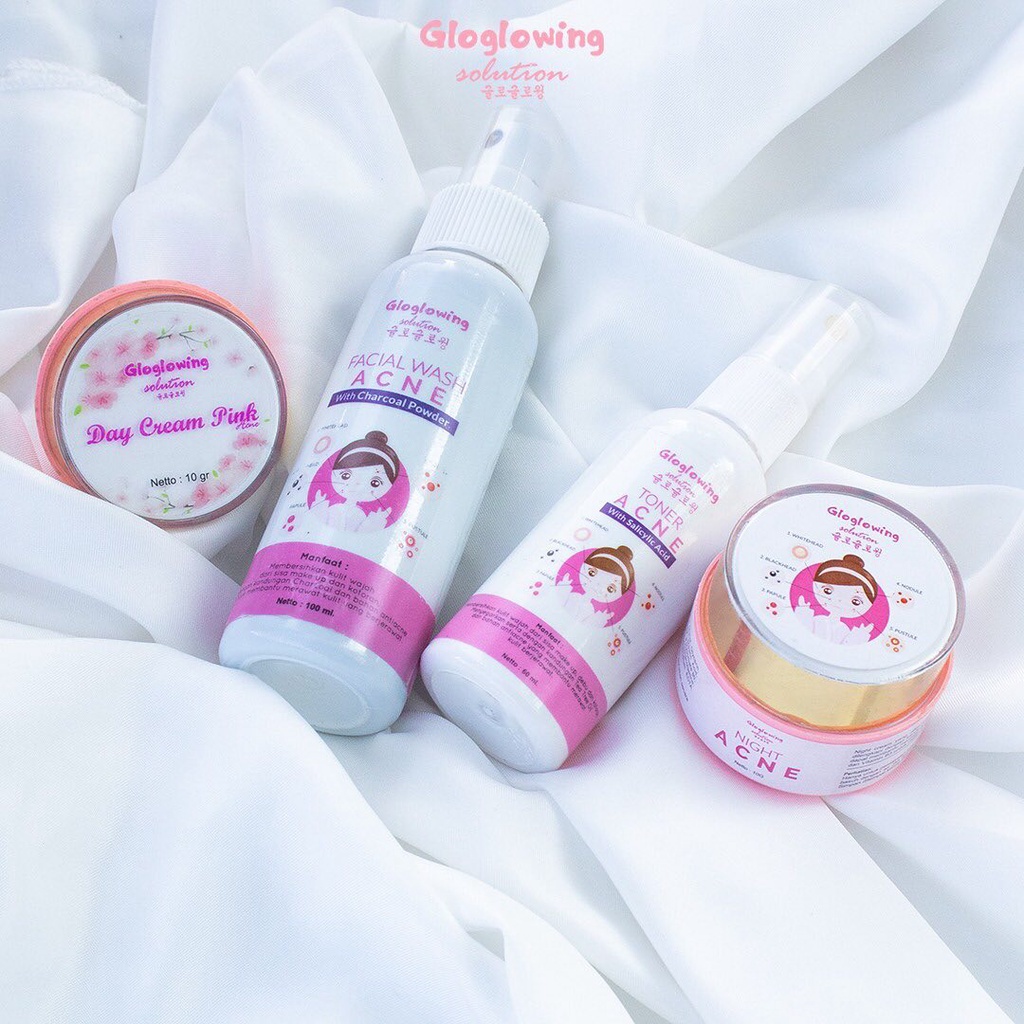 [Ecer] Gloglowing | Gloglowing Acne / Gloglowing Skincare Acne Series / Gloglowing Solution / Gloglo