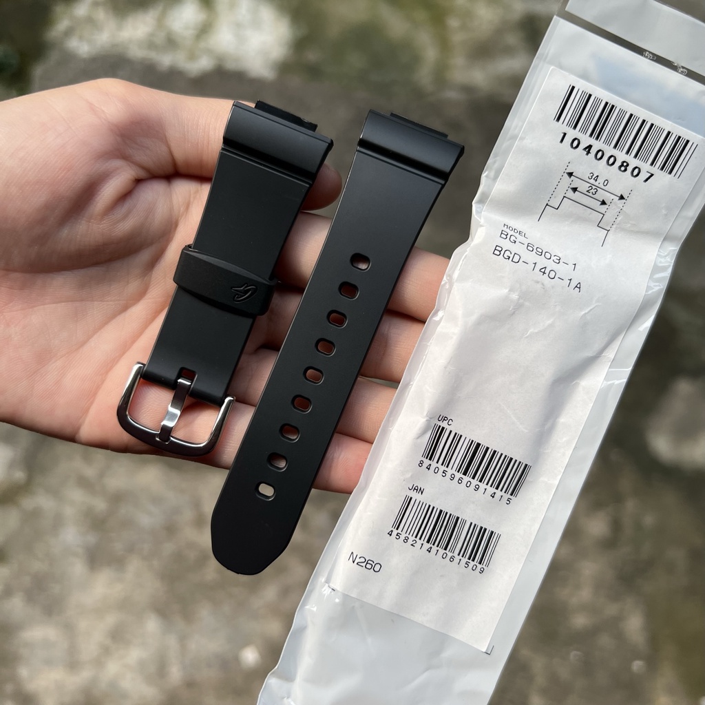 Tali jam tangan casio baby-g BGA-6903 1 BGD-140 1A original strap band BGA 6903 BGD 140
