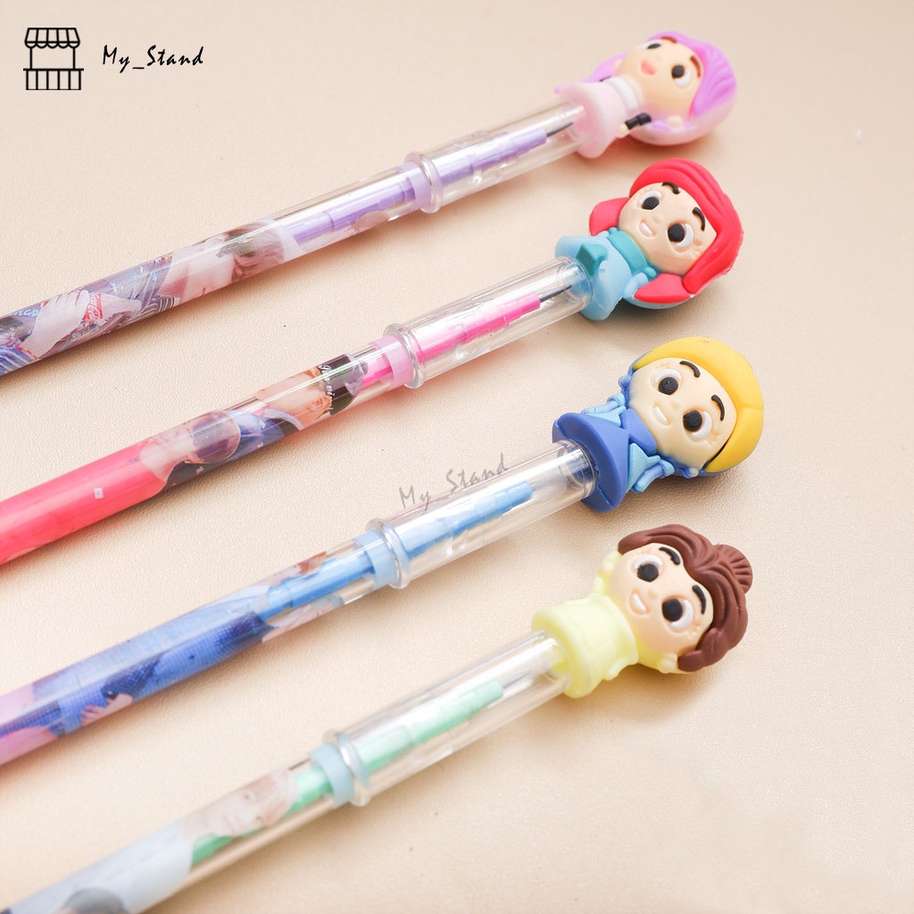 

Pensil Princess Peluru Lantu Susun Bensia Refill Isi Princes Disney Queen Belle Elsa Anna Cinderella Alat Tulis Sekolah Souvenir Hadiah Anak Putri