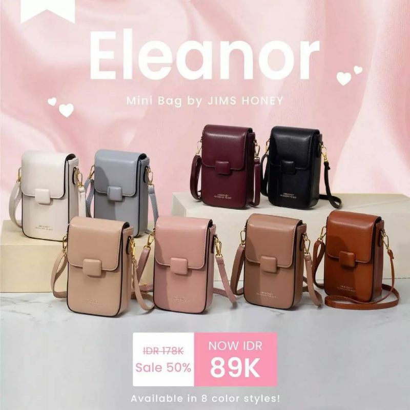 JIMSHONEY  Eleanor Bag by jimshoney Tas Selempang Wanita Jimshoney