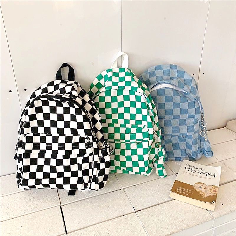 KOREAN BACKPACK CHECKERED BOARD BESTSELLER