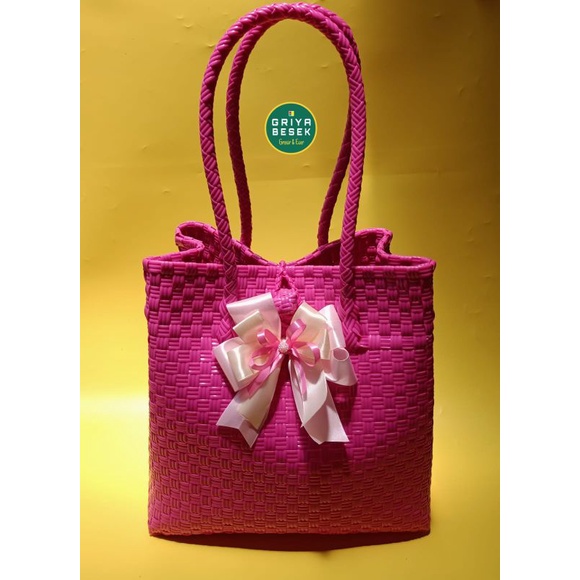 

Tas Hampers Cantik Bahan Jali jali, Rapi & halus, good quality