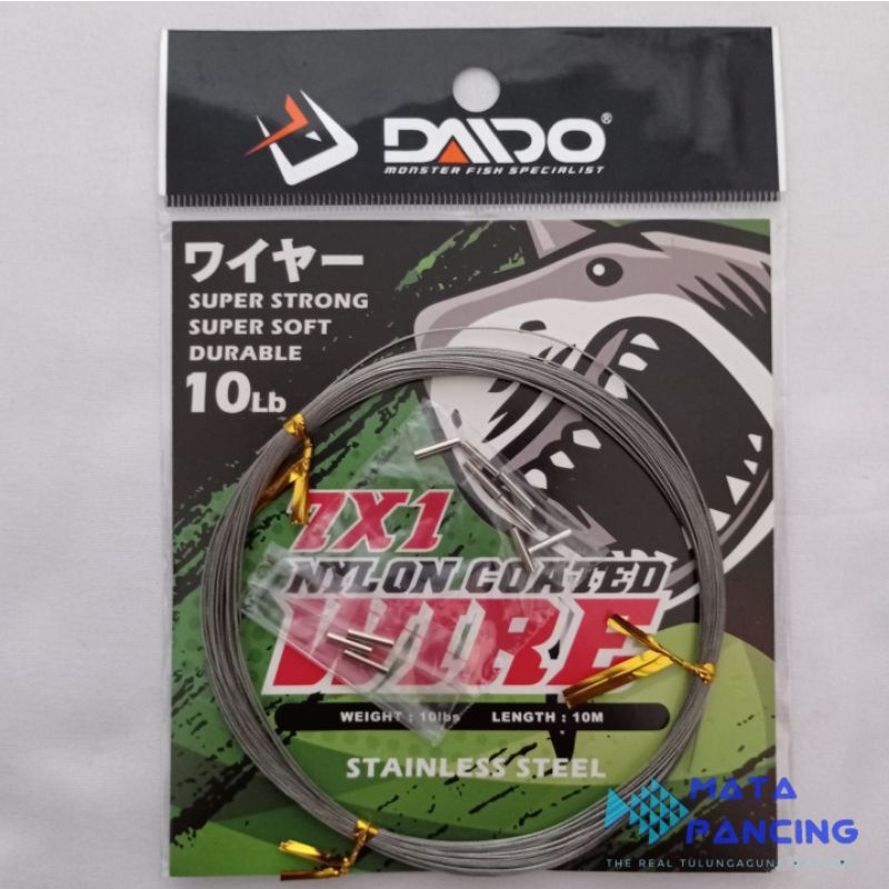 Seling Daido kawat neklin stainless steel 7x1 untuk trolling dan dasaran