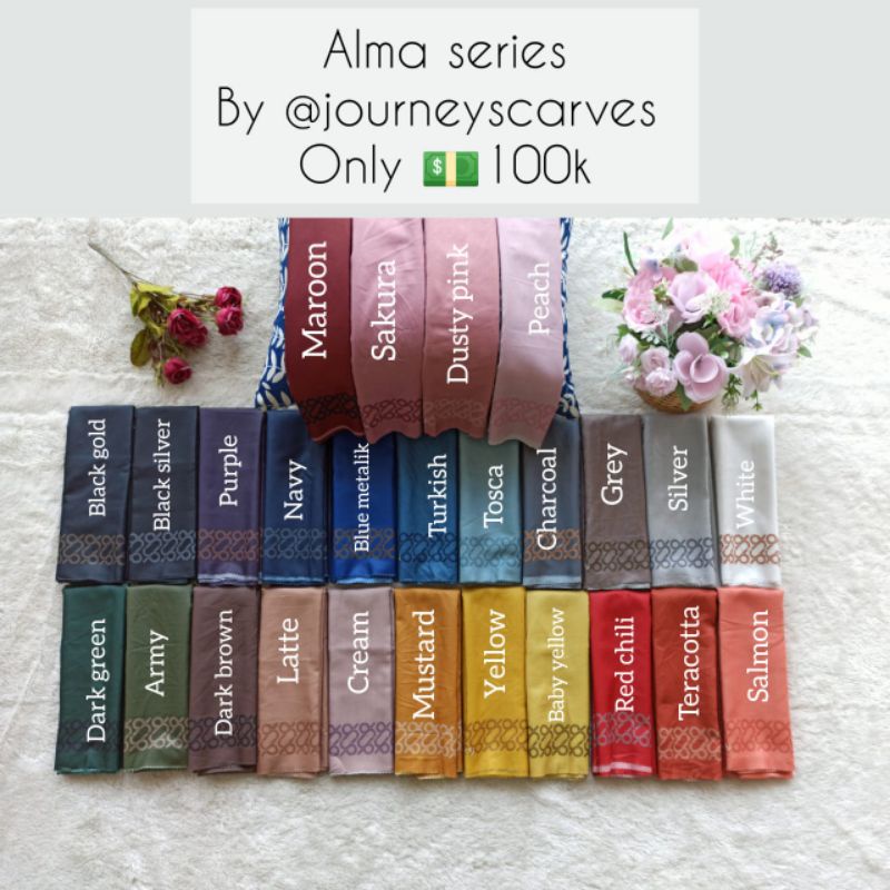 Journey Scarves Reguler Alma Series/COD