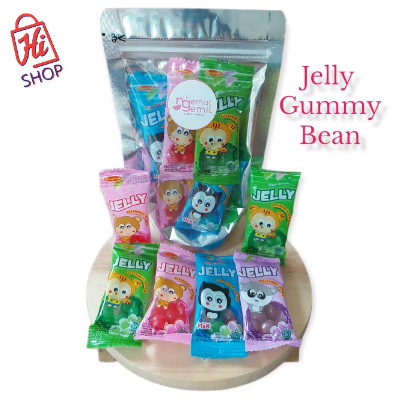 

Jelly Gummy Bean Mix Fruit Flavour Kembang Gula Rasa Buah Kualitas Premium