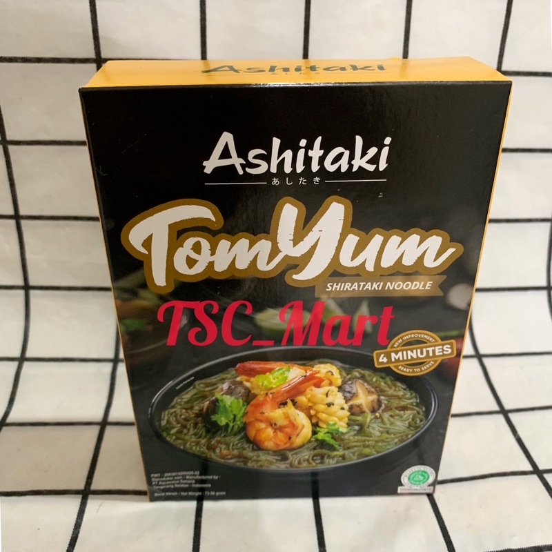 

Ashitaki Mi Rebus Tomyum / Ashitaki Mie Shirataki Instant Diet