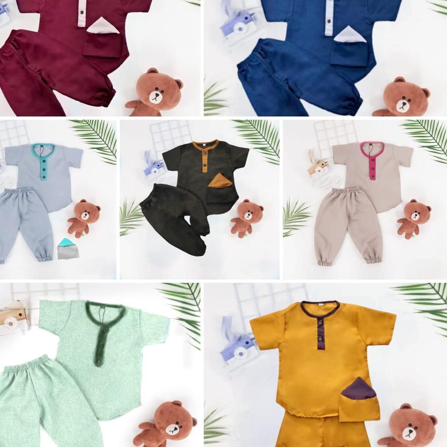 Koko Turki Joger Bayi Koko Newborn Aqiqah 0 - 4 thn