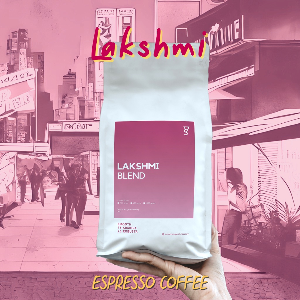 

Lakshmi 1 Kg | Espresso Blend Coffee | Biji Kopi
