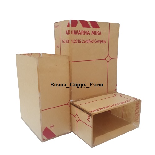 AKRILIK 10 X 5 X 12 CM SOLITER SELFIE IKAN HIAS CUPANG GUPPY / BENING