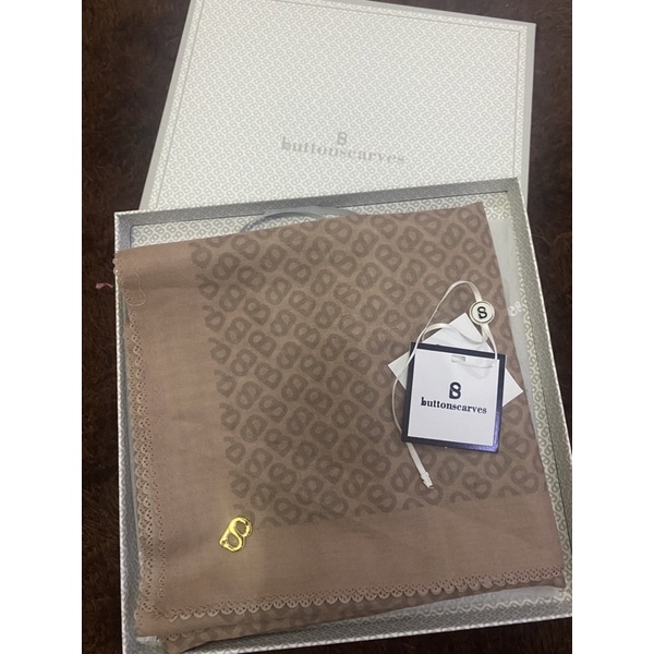 Buttonscarves Tapis Square Navajo - Tapis Square Voal Buttonscarves