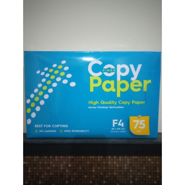

kertas HVS f4 copy paper 75gsm per rim