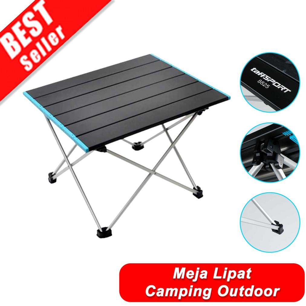 TAFFSPORT MEJA LIPAT OUTDOOR ALUMUNIUM MEJA LIPAT CAMPING MEJA LIPAT PORTABLE OUTDOOR MEJA LIPAT PIK