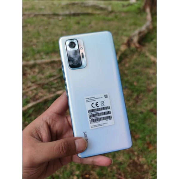Redmi Note 10 Pro 8/128 GB NFC Second Seken Bekas Xiaomi Indonesia HP Handphone