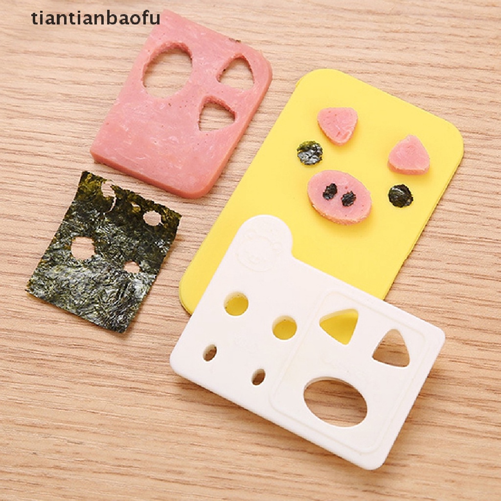 Cetakan Nasi Sushi Nori Nori Bentuk Kucing Anjing Beruang Kelinci Panda Untuk Dekorasi