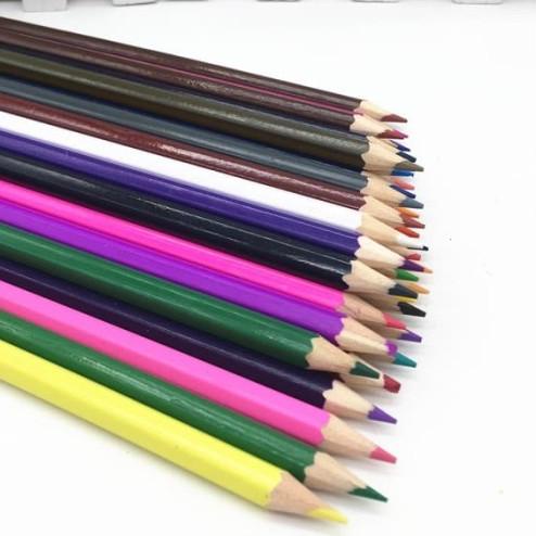 

RUMAUMA WOOD COLORING PENCIL │ Pensil Warna Anak Bebas Kimia Murah - 36, Merah Muda