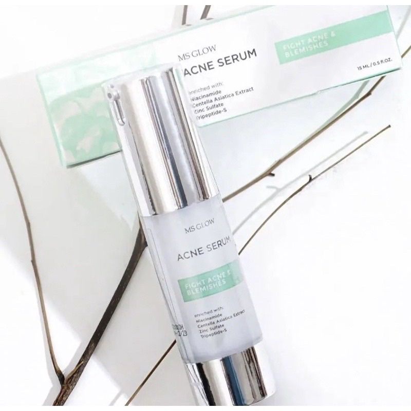 SERUM ACNE MS GLOW Original untuk kulit berjerawat beruntusan dan berminyak