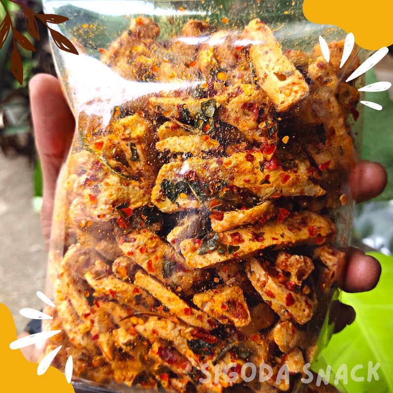 Basreng 500gr pedas daun jeruk bakso baso goreng Basreng sultan bandung basreng lada enak-Super pedas jeruk