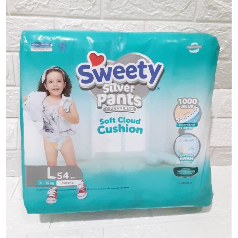 Sweety Silver Pants S66 M60 L54 XL44  XXL36