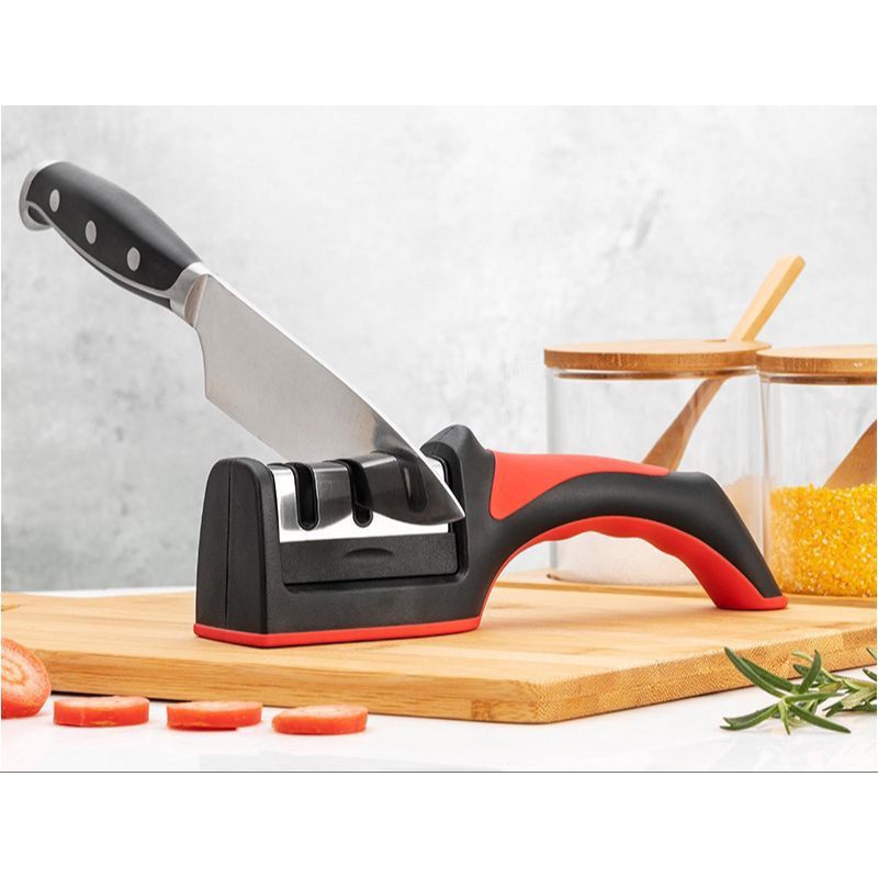 Knife Sharpener 1134-Pengasah Pisau Hitam - Asah Pisau / Asahan Pisau Premium Jakarta