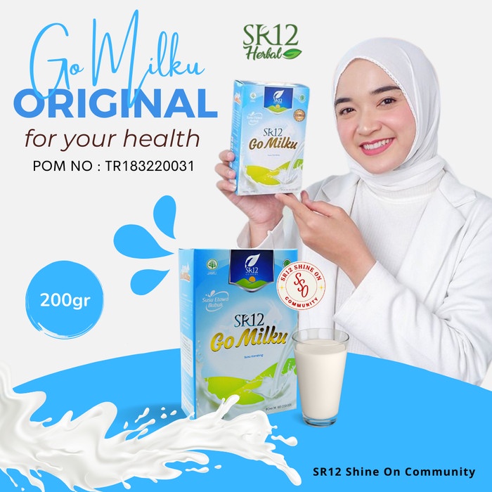 

Susu Kambing Etawa Bubuk Murni Gomilku Sr12 Asli Tanpa Gula Tidak Amis - Original 200gr