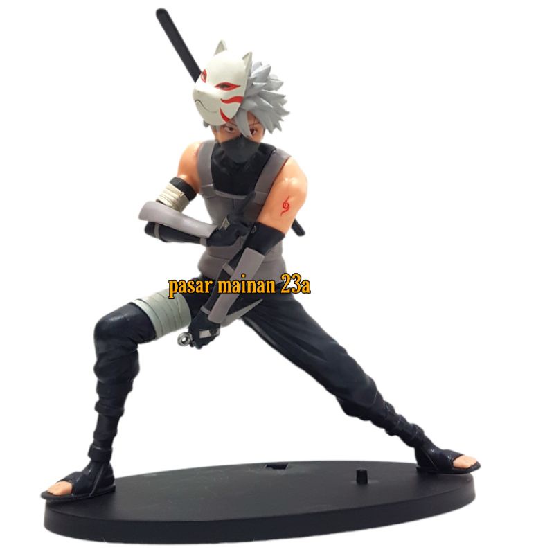 Figure Nauto Shippunden Stars Hatake Kakashi Miniatur pajangan hiasan Mainan Naruto