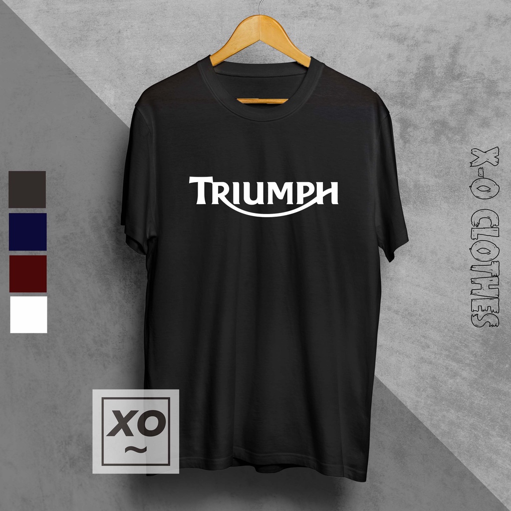 KAOS TSHIRT BAJU SUNMORI KOMUNITAS MOTOR TRIUMPH LENGAN PENDEK TERBARU 2022 DEWASA MOTOR