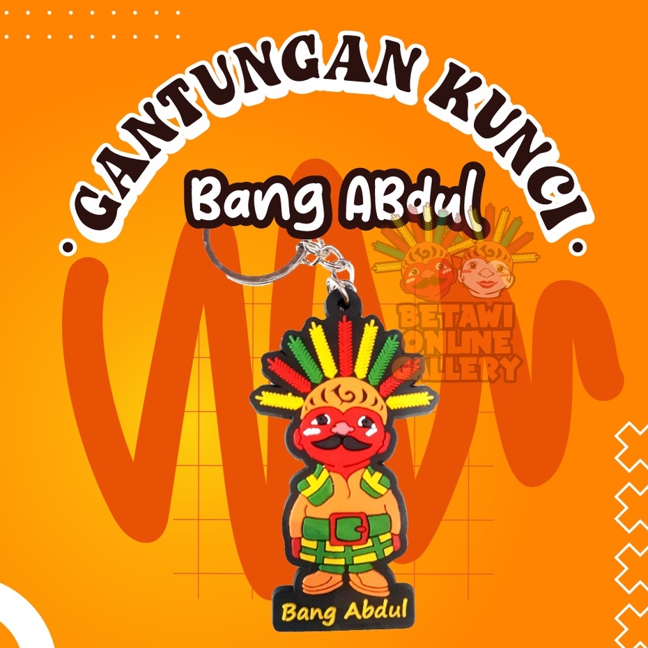 Gantungan Kunci Ondel Ondel Motif Maskot Betawi Online