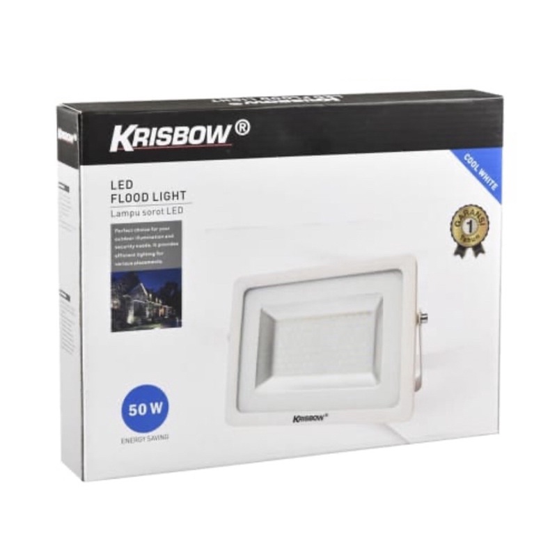 KRISBOW LAMPU SOROT LED 50W PUTIH IP65/ACE FLOOD LIGHT LED 50W SMD IP65/ACE LAMPU SOROT/ACE LAMPU JALAN/ACE LAMPU GUDANG/ACE LAMPU HEAVY DUTY/ACE LAMPU OUTDORR/ACE LAMPU SOROT KOLAM/ACE LAMPU INDOOR &amp; OUTDOOR