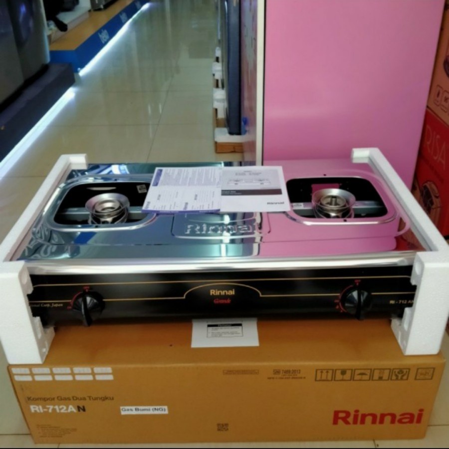 RINNAI KOMPOR GAS ALAM 2 TUNGKU RI 712AN